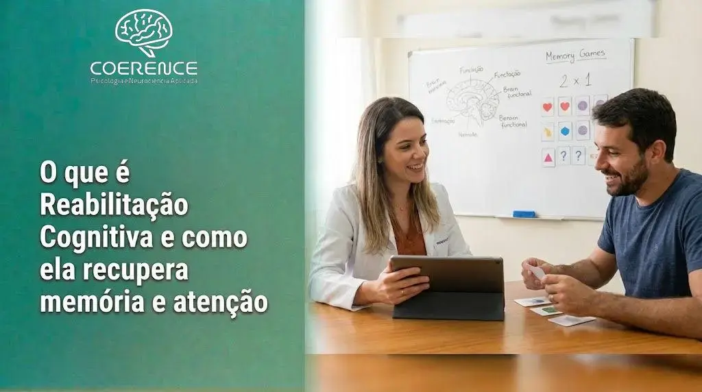 O que é Reabilitação Cognitiva e como ela recupera memória e atenção